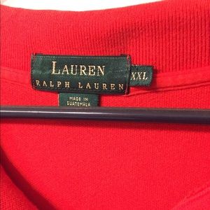 Lauren by Ralph Lauren Mens Long Sleeve Polo
